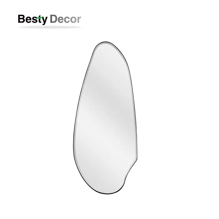 Espelhos elegantes com moldura de metal